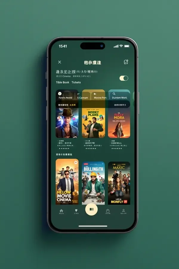 在线中文字幕 APP 界面预览